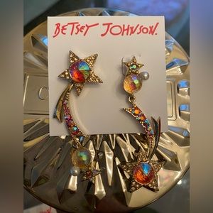 Betsey Johnson Star Earrings